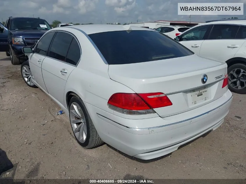 WBAHN83567DT67964 2007 BMW 750Li