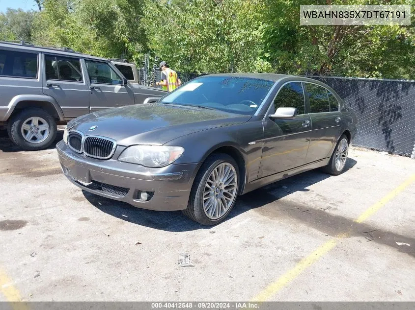 WBAHN835X7DT67191 2007 BMW 750Li