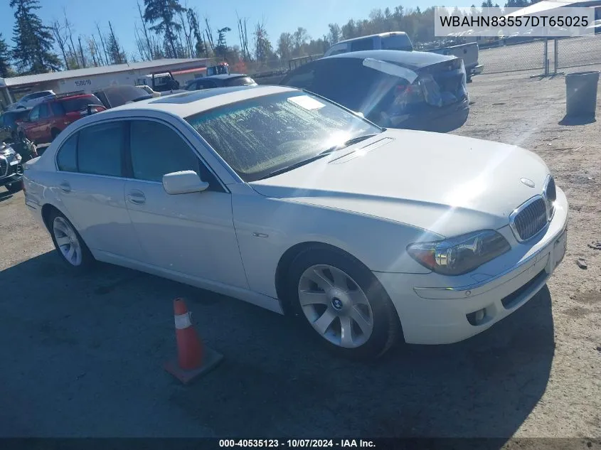 WBAHN83557DT65025 2007 BMW 750Li