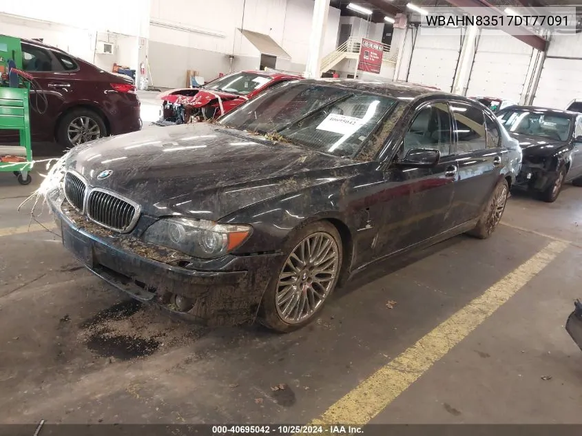 WBAHN83517DT77091 2007 BMW 750Li