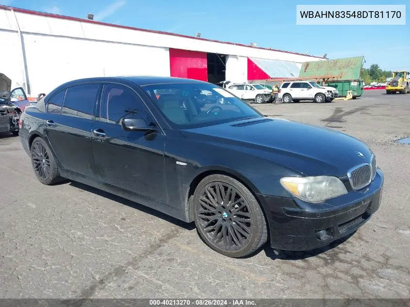 WBAHN83548DT81170 2008 BMW 750Li