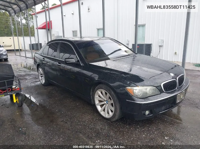 WBAHL83558DT11425 2008 BMW 750I