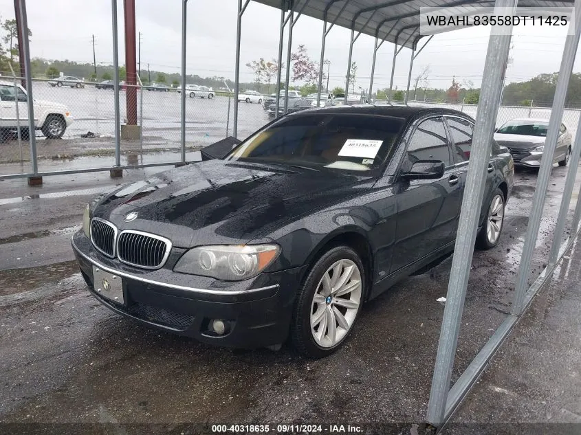 WBAHL83558DT11425 2008 BMW 750I