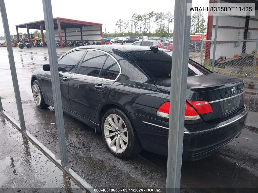 WBAHL83558DT11425 2008 BMW 750I