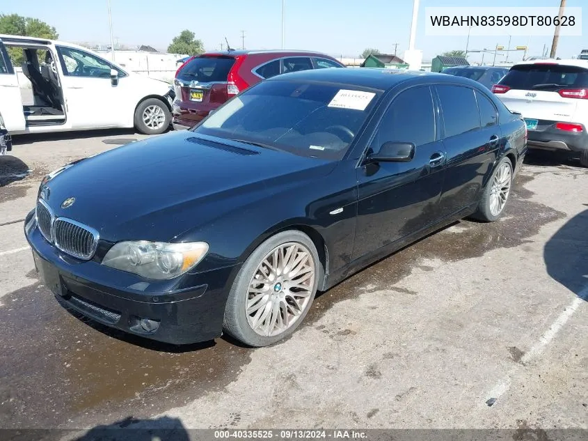 WBAHN83598DT80628 2008 BMW 750 Li