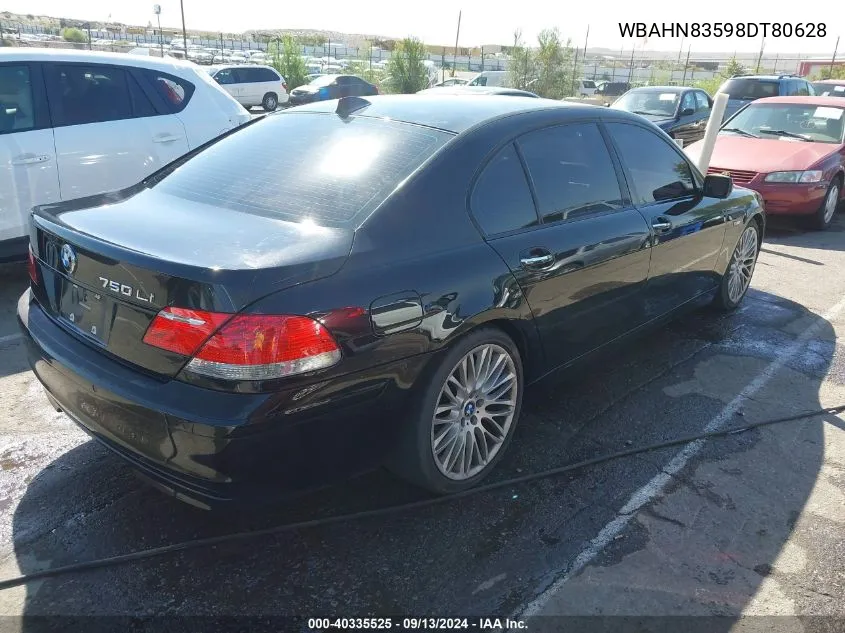 WBAHN83598DT80628 2008 BMW 750 Li