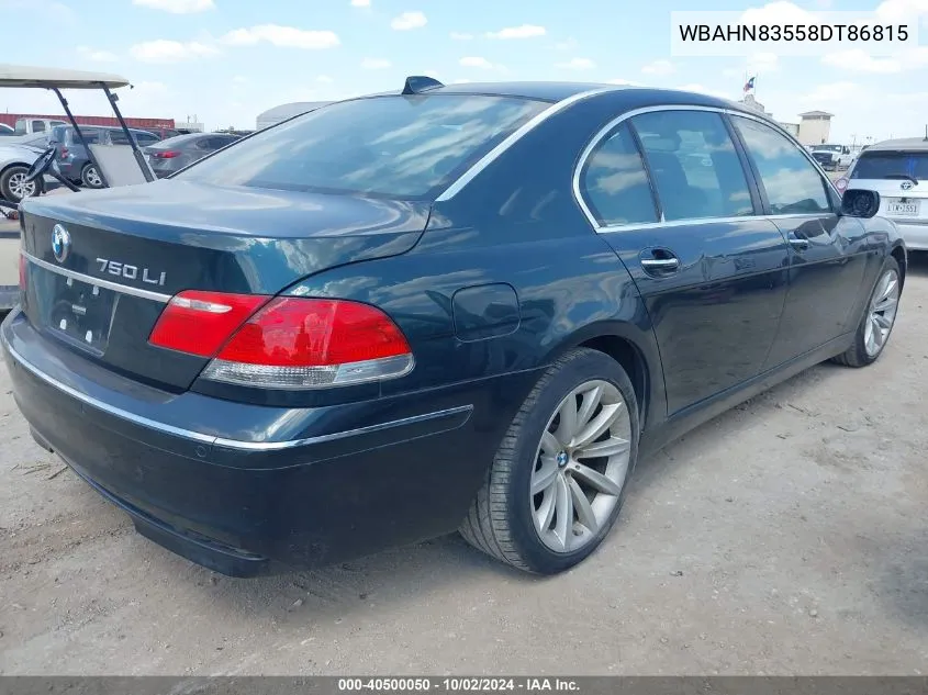 WBAHN83558DT86815 2008 BMW 750Li