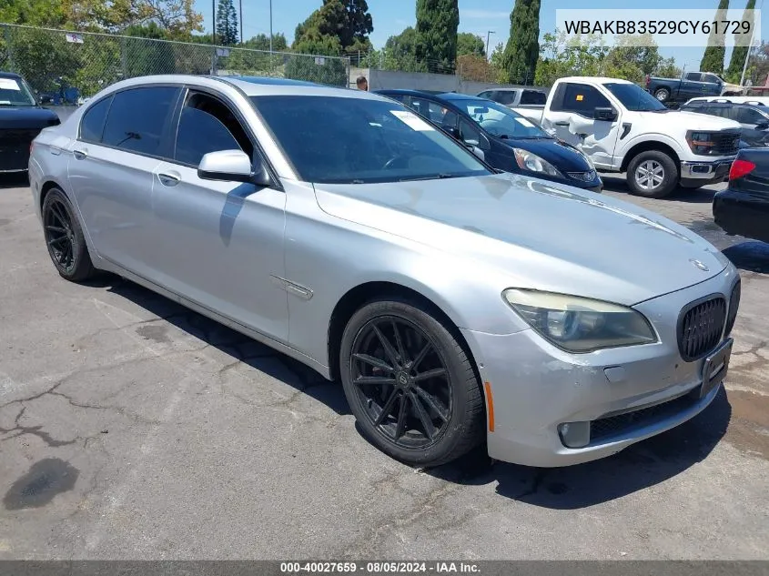 WBAKB83529CY61729 2009 BMW 750Li