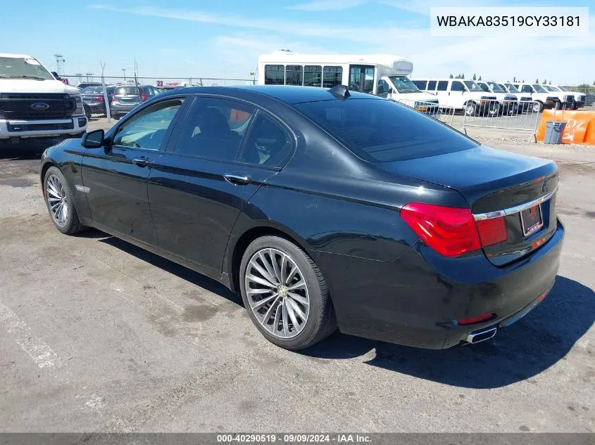 WBAKA83519CY33181 2009 BMW 750I