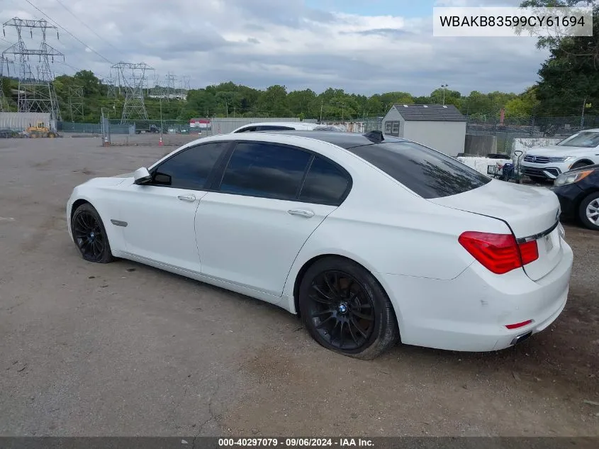 WBAKB83599CY61694 2009 BMW 750Li