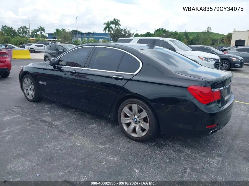 WBAKA83579CY34075 2009 BMW 750I