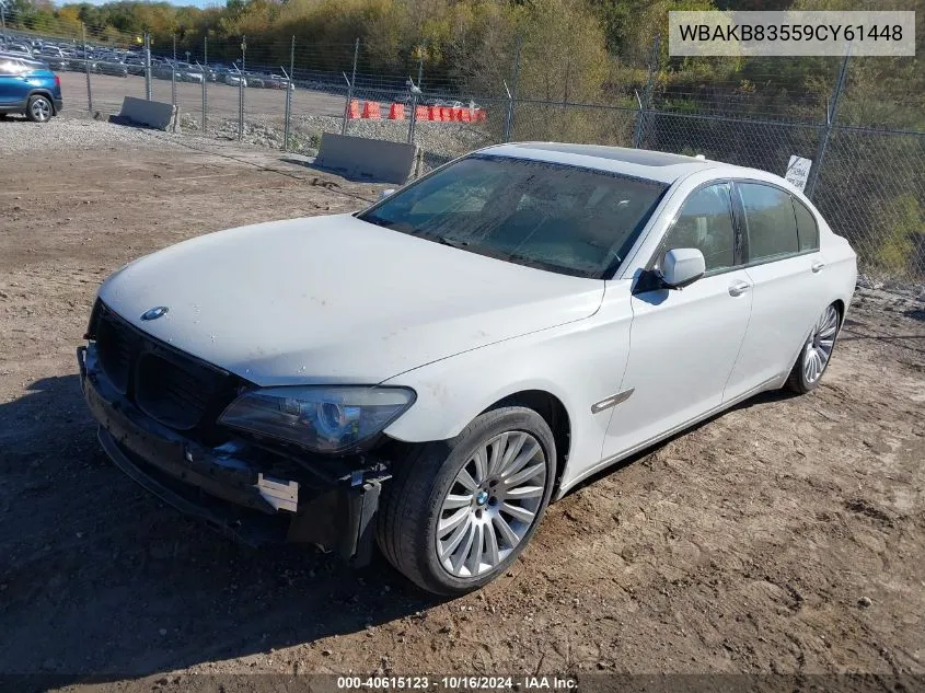 WBAKB83559CY61448 2009 BMW 750Li