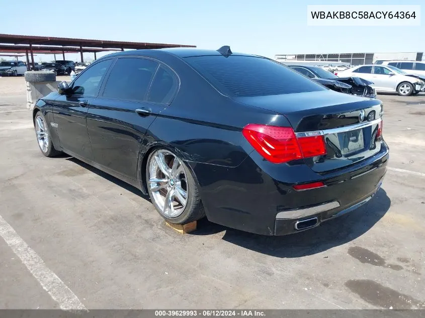 WBAKB8C58ACY64364 2010 BMW 750Li