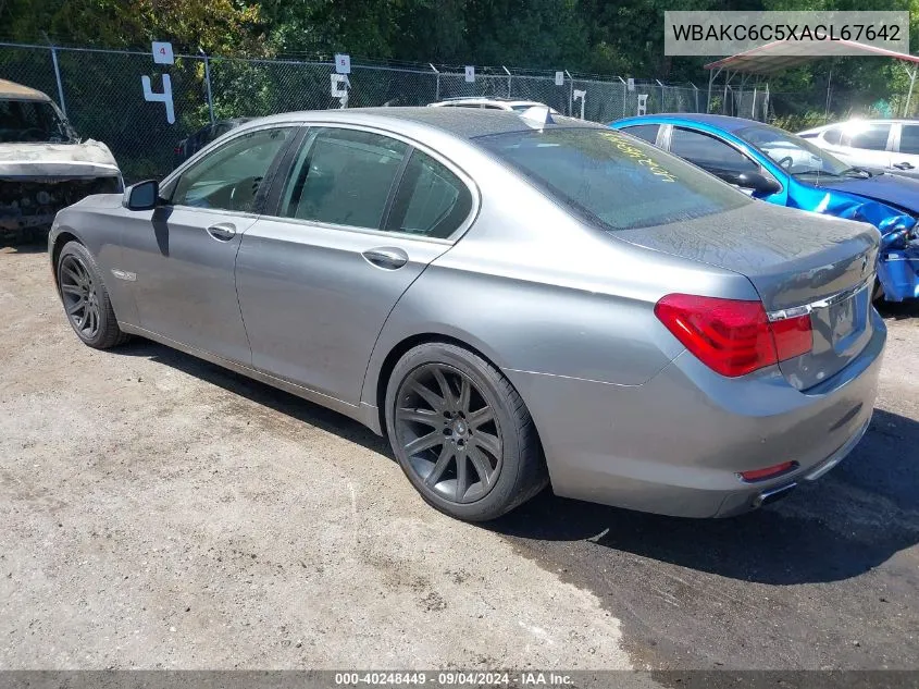 WBAKC6C5XACL67642 2010 BMW 750I xDrive