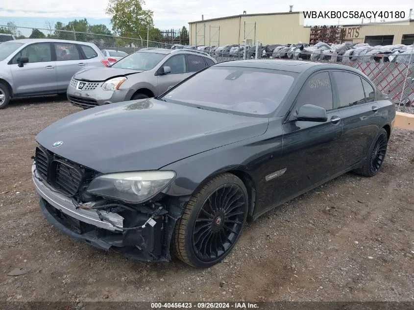 WBAKB0C58ACY40180 2010 BMW 760Li