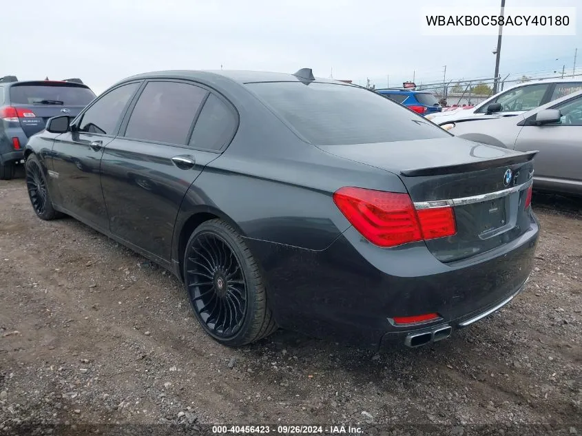 WBAKB0C58ACY40180 2010 BMW 760Li