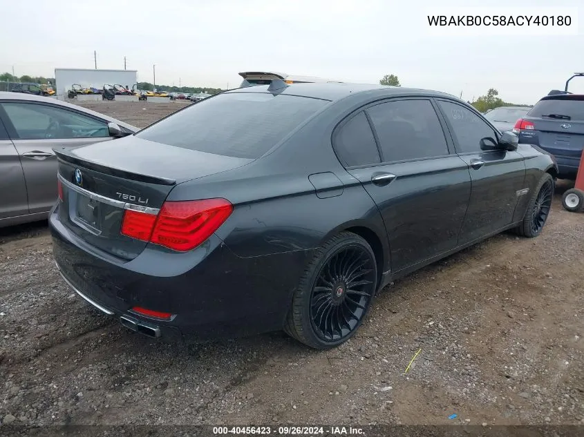 WBAKB0C58ACY40180 2010 BMW 760Li