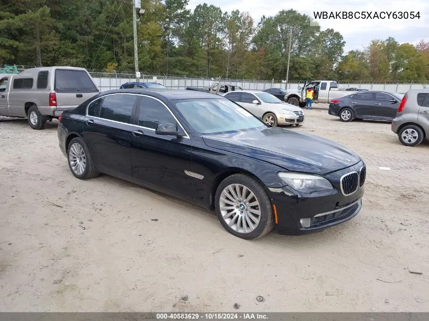 2010 BMW 750Li VIN: WBAKB8C5XACY63054 Lot: 40583629