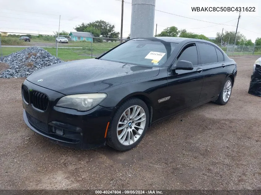 WBAKC8C50BC431622 2011 BMW 750Li xDrive