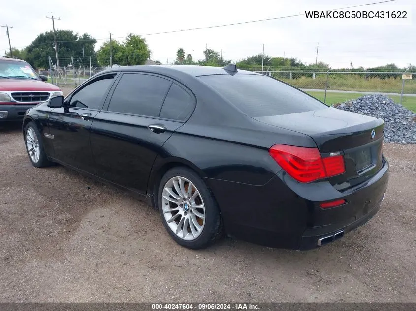 WBAKC8C50BC431622 2011 BMW 750Li xDrive