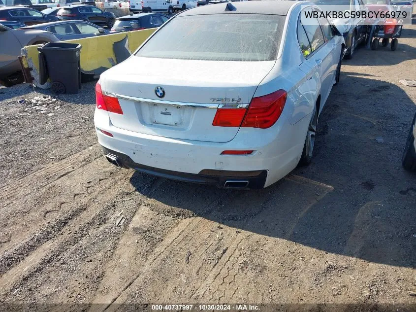 2011 BMW 750Li VIN: WBAKB8C59BCY66979 Lot: 40737997