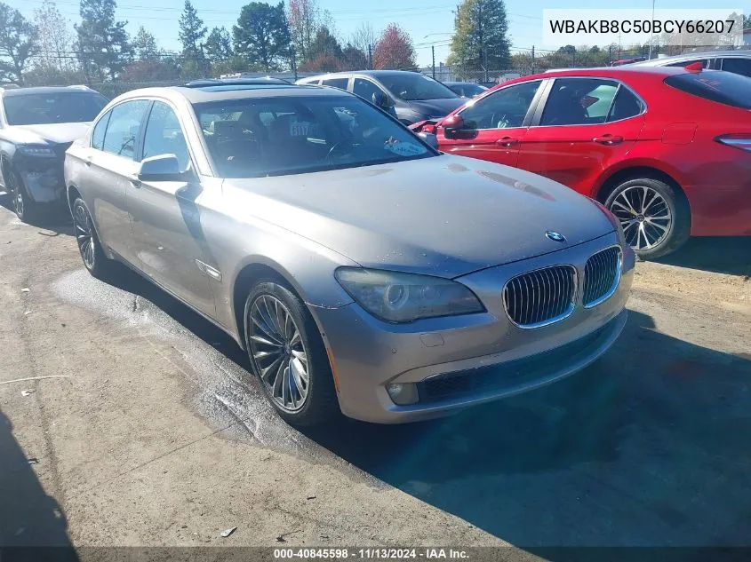 2011 BMW 750Li VIN: WBAKB8C50BCY66207 Lot: 40845598