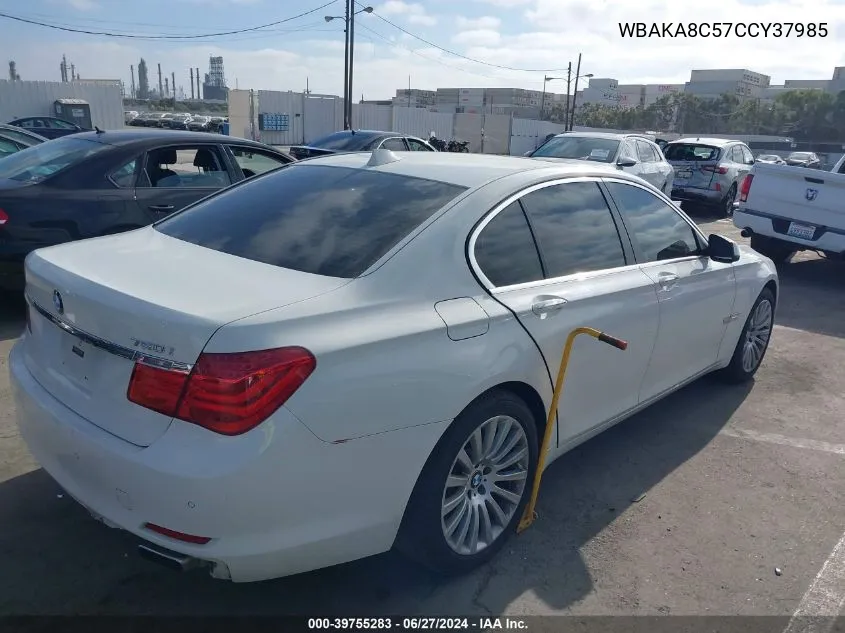 WBAKA8C57CCY37985 2012 BMW 750I