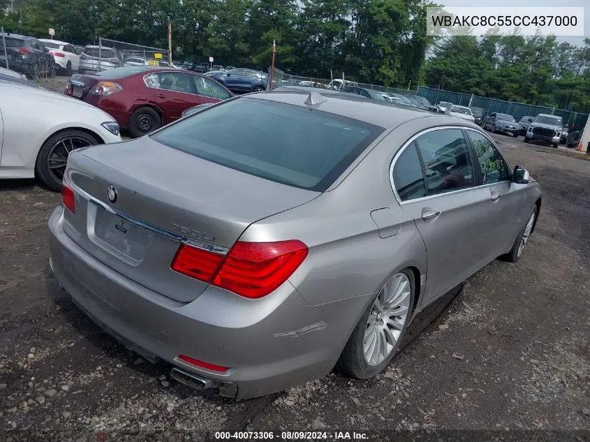 WBAKC8C55CC437000 2012 BMW 750Li xDrive