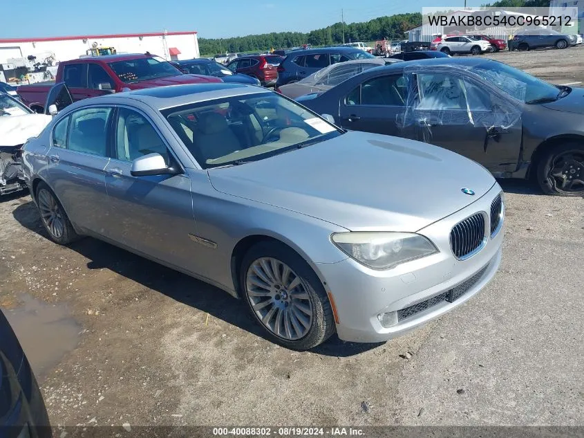 WBAKB8C54CC965212 2012 BMW 750Li