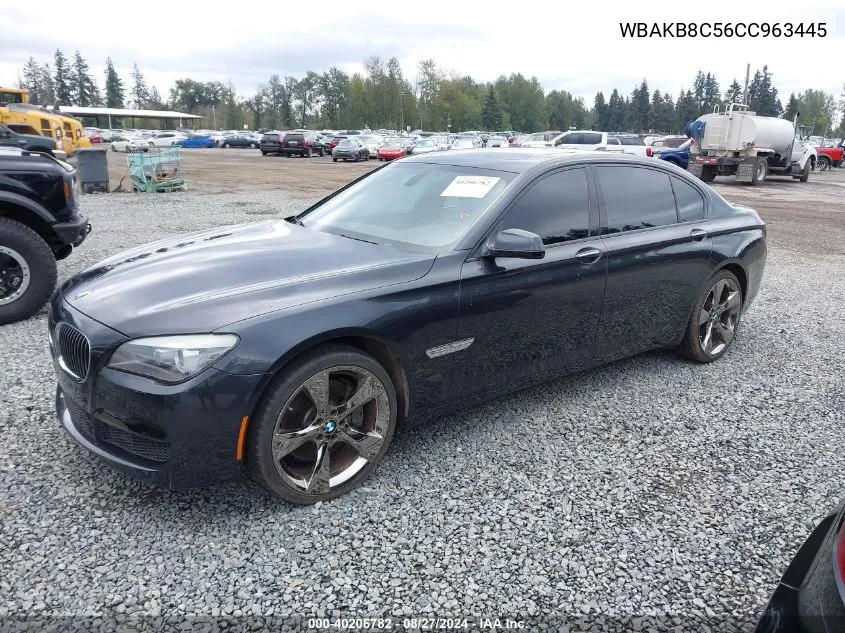 WBAKB8C56CC963445 2012 BMW 750Li