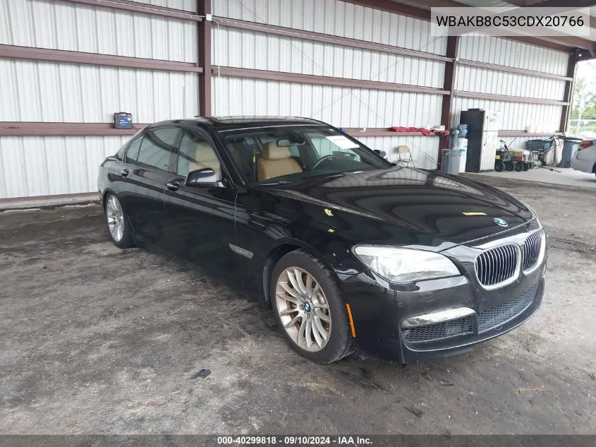 2012 BMW 750Li VIN: WBAKB8C53CDX20766 Lot: 40299818