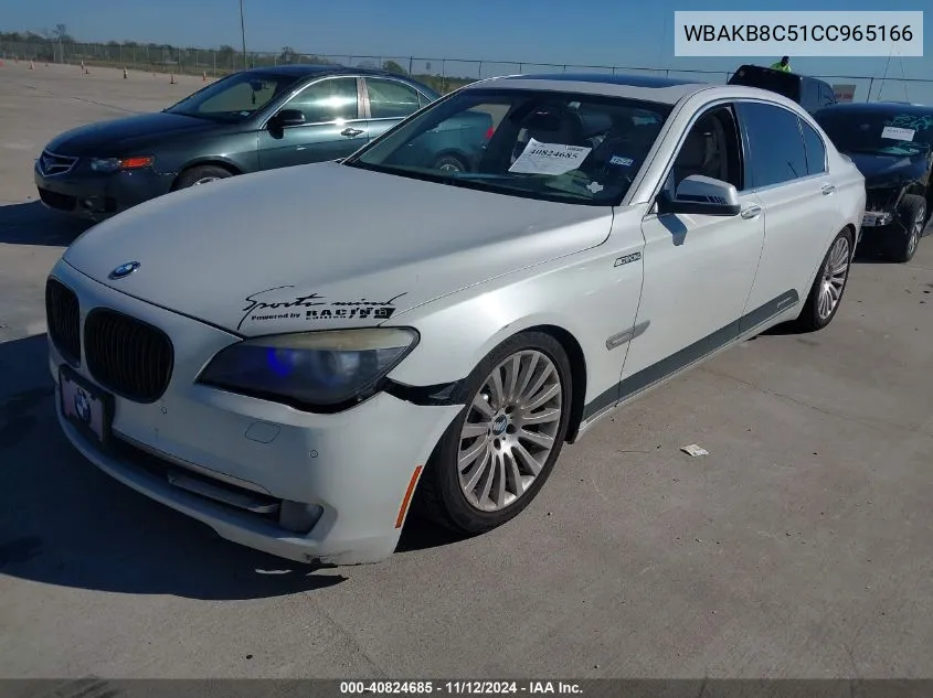 WBAKB8C51CC965166 2012 BMW 750Li