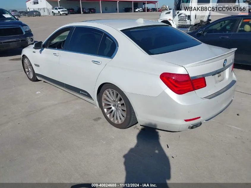 WBAKB8C51CC965166 2012 BMW 750Li