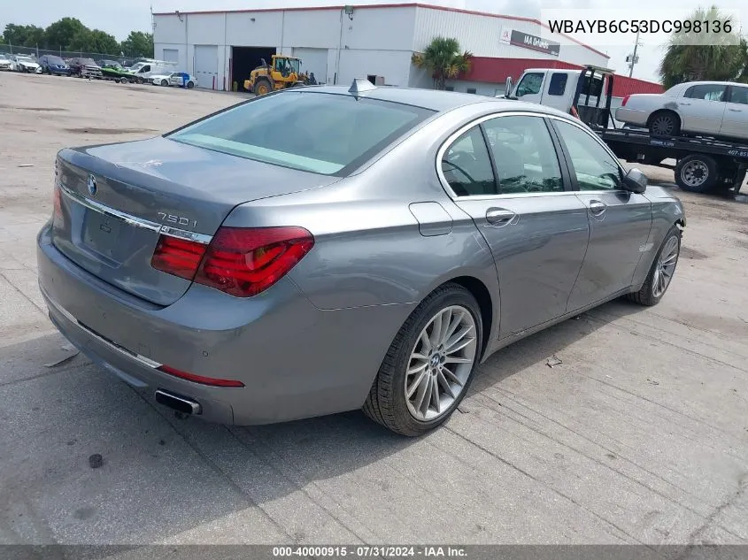 WBAYB6C53DC998136 2013 BMW 750I xDrive