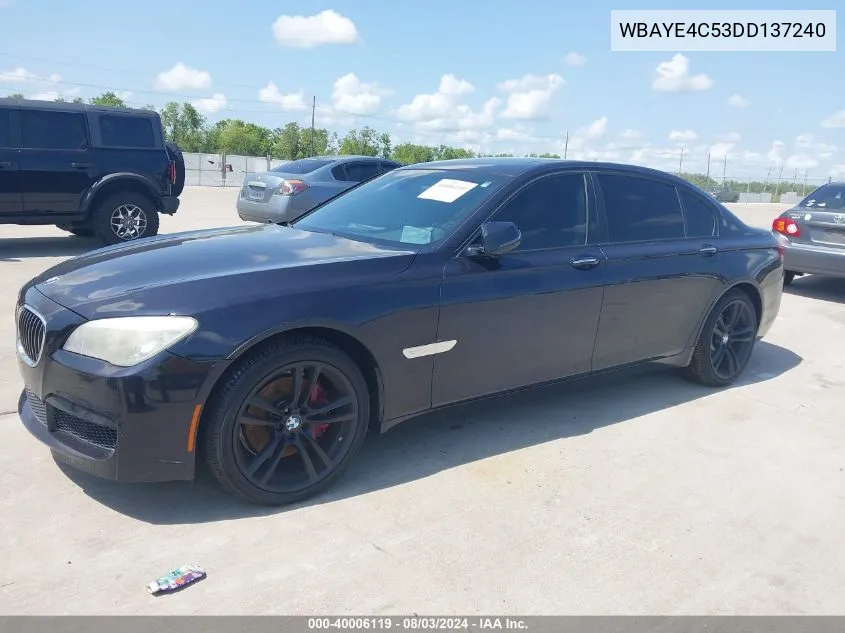 WBAYE4C53DD137240 2013 BMW 740Li