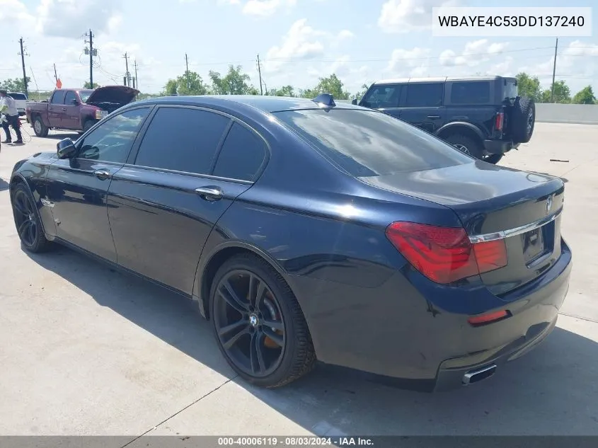 WBAYE4C53DD137240 2013 BMW 740Li