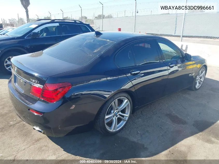 2013 BMW 750I VIN: WBAYA8C53DC996661 Lot: 40453099