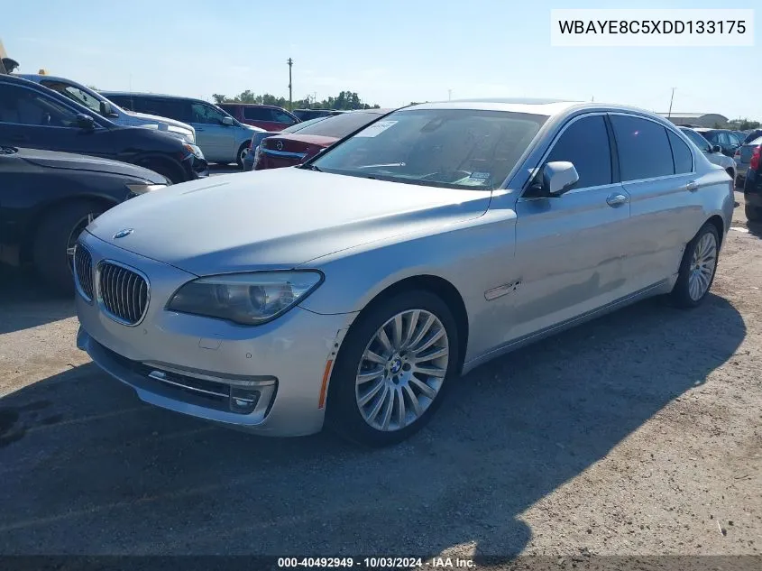 2013 BMW 750Li VIN: WBAYE8C5XDD133175 Lot: 40492949