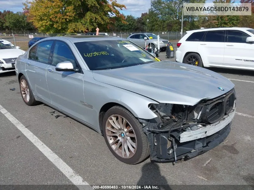 2013 BMW 740I VIN: WBAYA6C58DD143879 Lot: 40590483