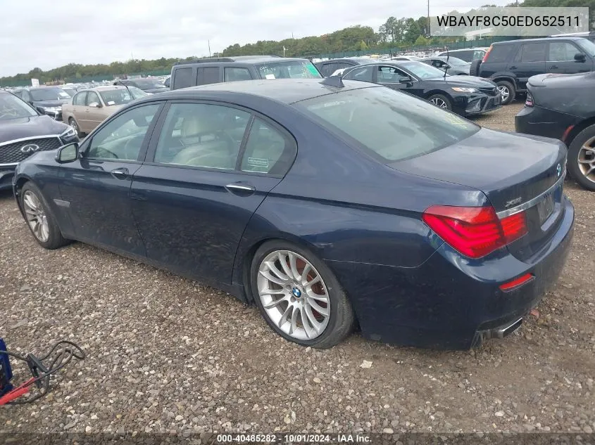 2014 BMW Alpina B7 xDrive VIN: WBAYF8C50ED652511 Lot: 40485282