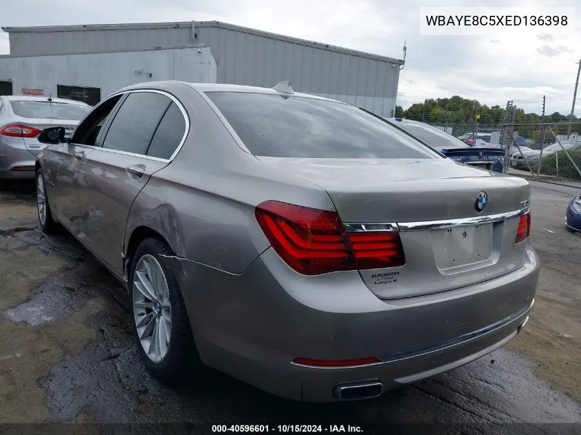 2014 BMW Alpina B7 VIN: WBAYE8C5XED136398 Lot: 40596601