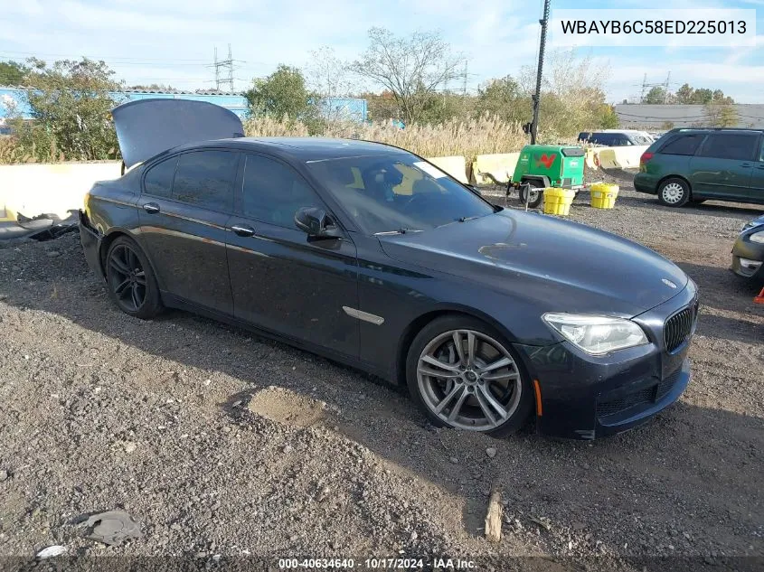 2014 BMW 750I xDrive VIN: WBAYB6C58ED225013 Lot: 40634640