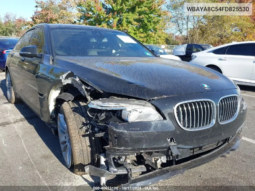 2015 BMW 750I VIN: WBAYA8C54FD825530 Lot: 40623108