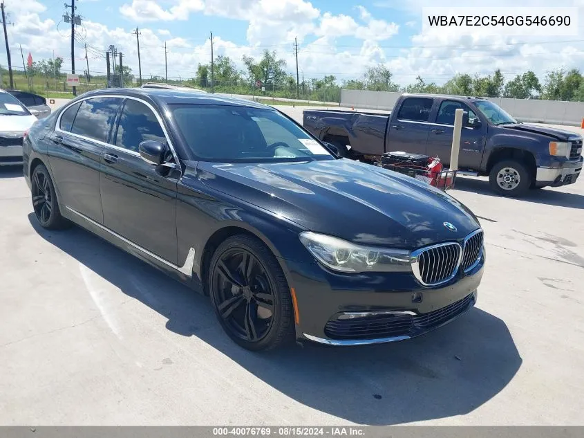 WBA7E2C54GG546690 2016 BMW 740I