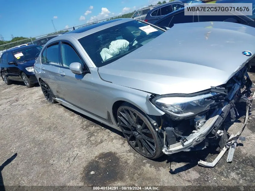 WBA7E2C57GG714676 2016 BMW 740I