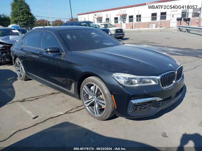 WBA7F2C54GG418057 2016 BMW 750I xDrive