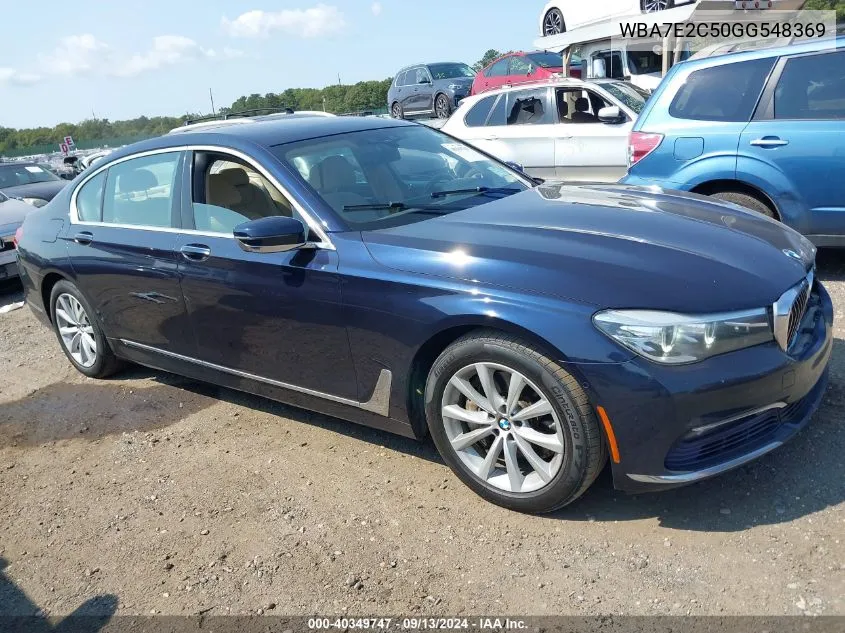 WBA7E2C50GG548369 2016 BMW 740I