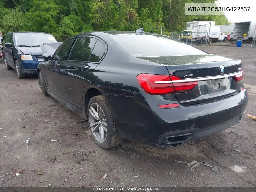 2017 BMW Alpina B7 xDrive VIN: WBA7F2C53HG422537 Lot: 39432025