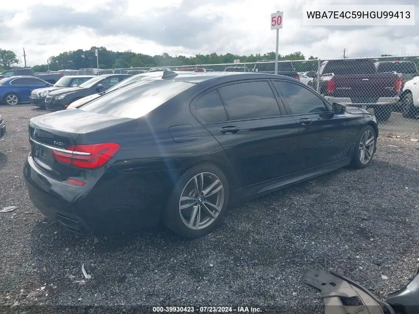 WBA7E4C59HGU99413 2017 BMW 740I xDrive