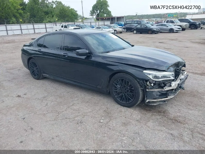 2017 BMW Alpina B7 xDrive VIN: WBA7F2C5XHG422700 Lot: 39982843